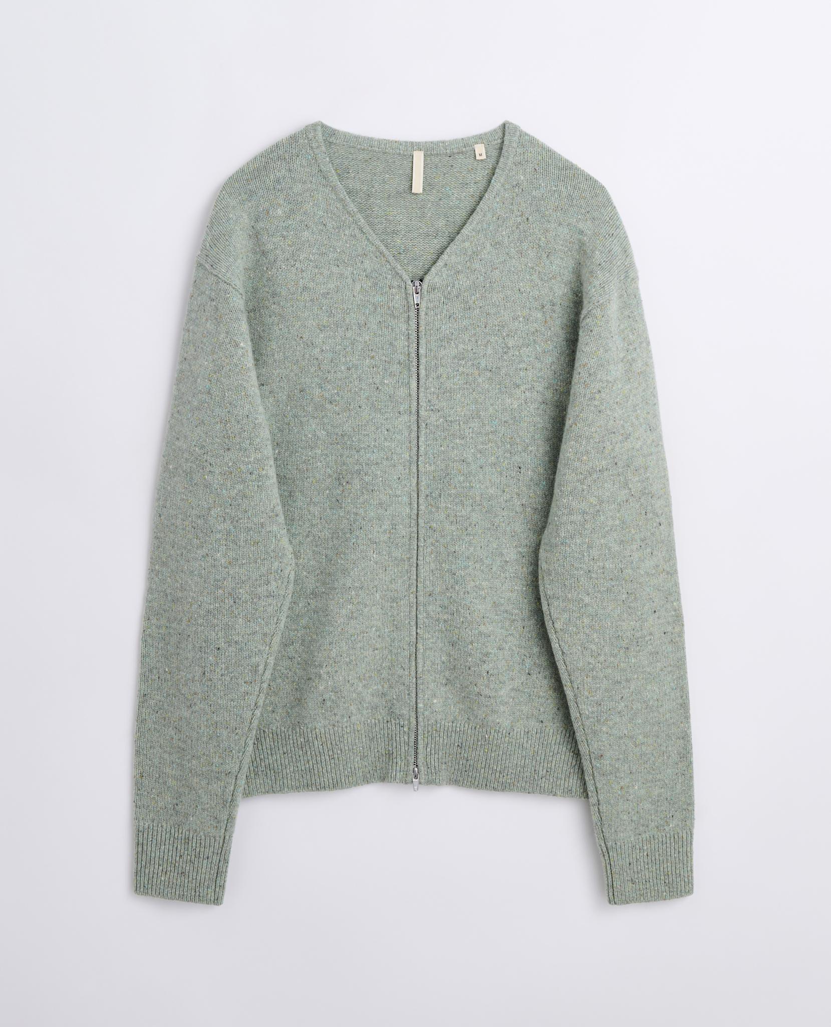 DONEGAL ZIP CARDIGAN