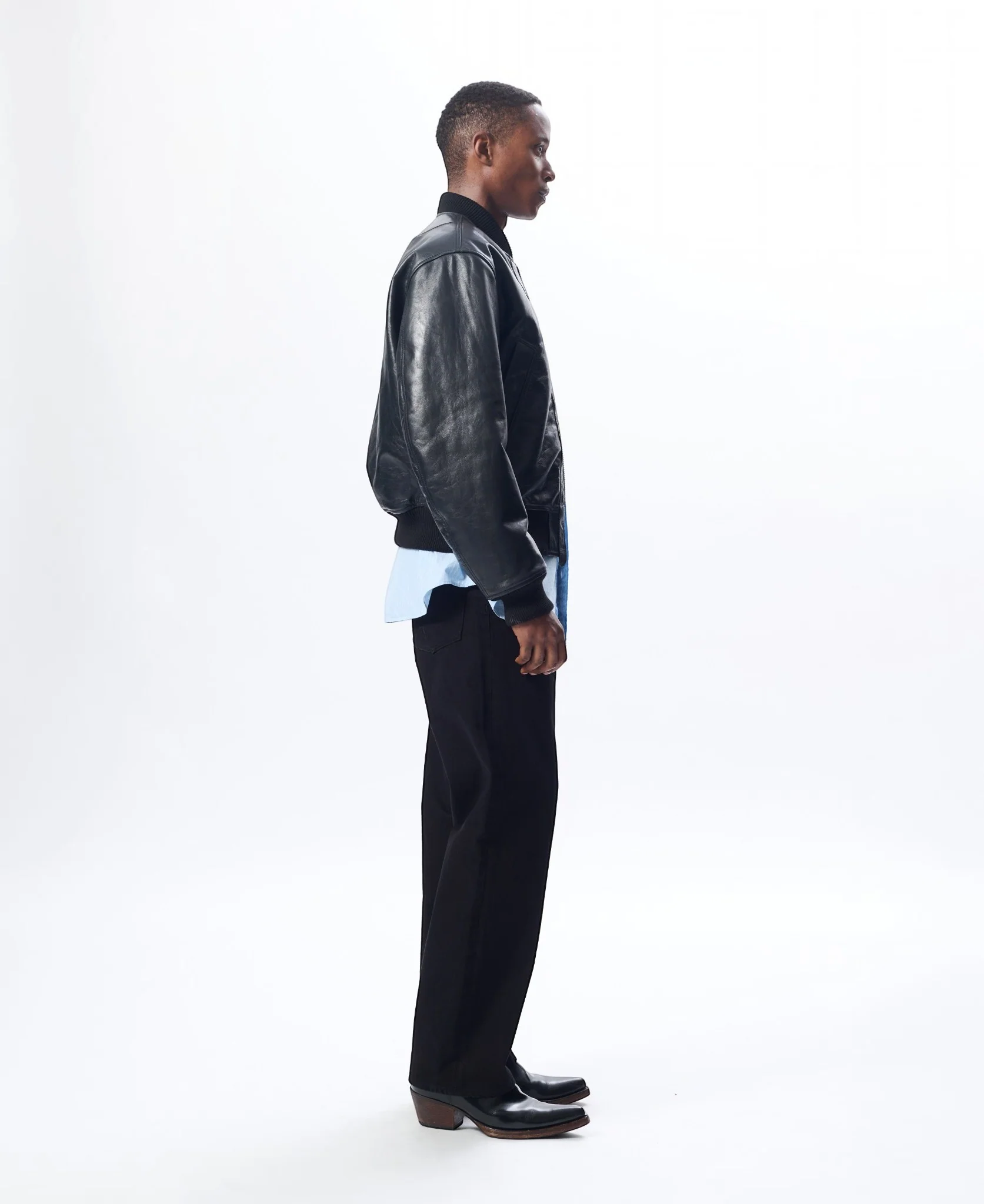 LEATHER FLIGHT JACKET - Image 3
