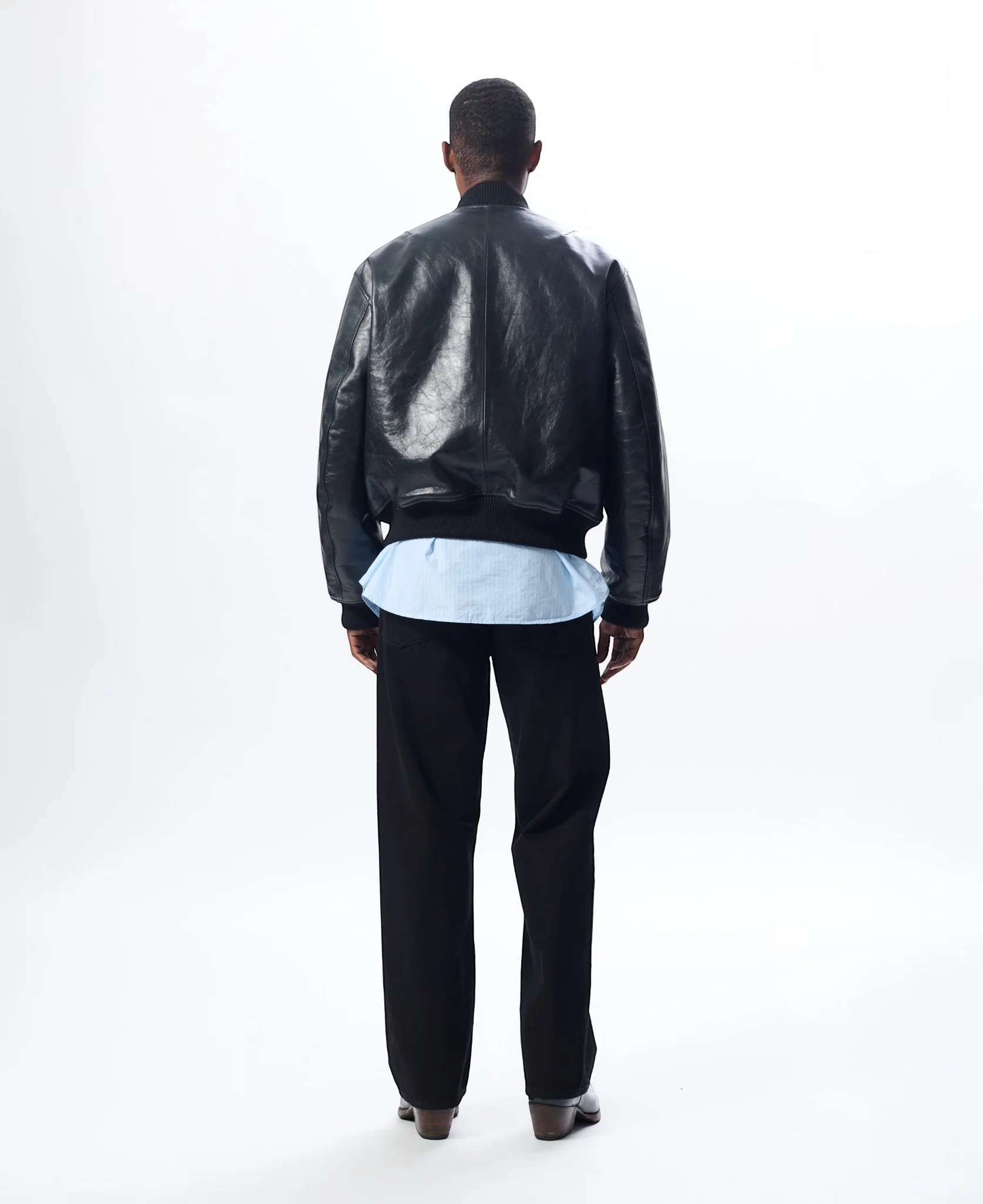 LEATHER FLIGHT JACKET - Image 4