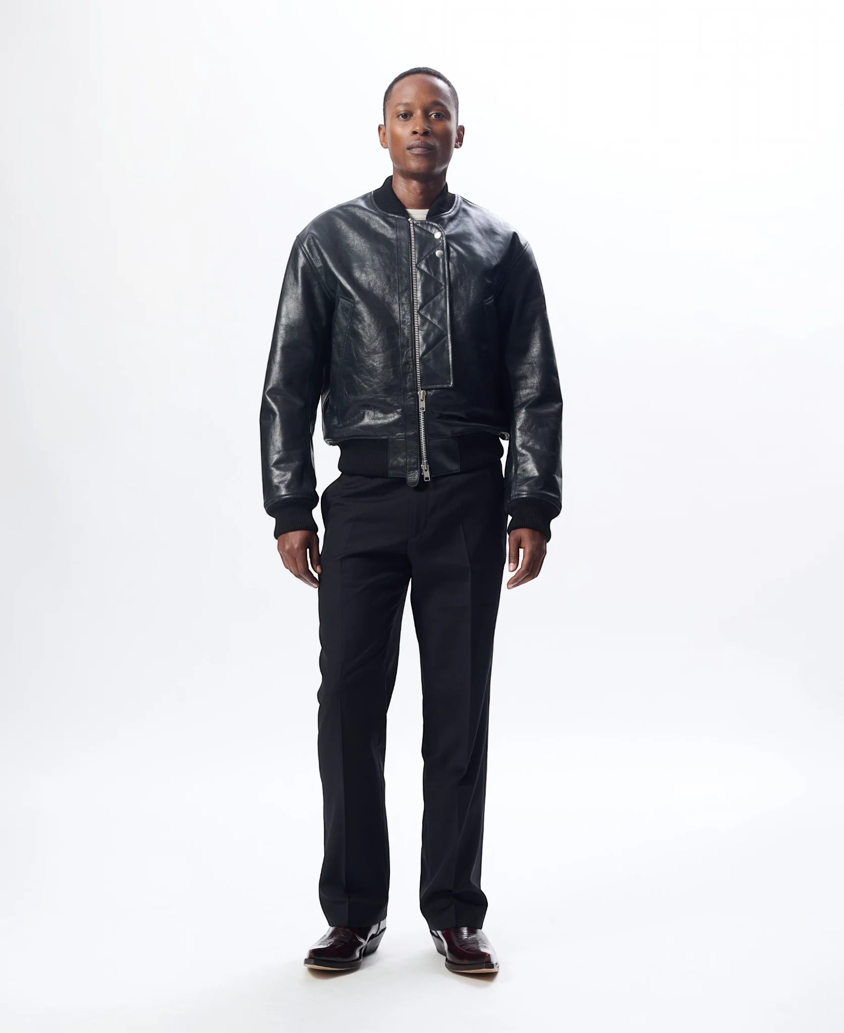 LEATHER FLIGHT JACKET - Image 6