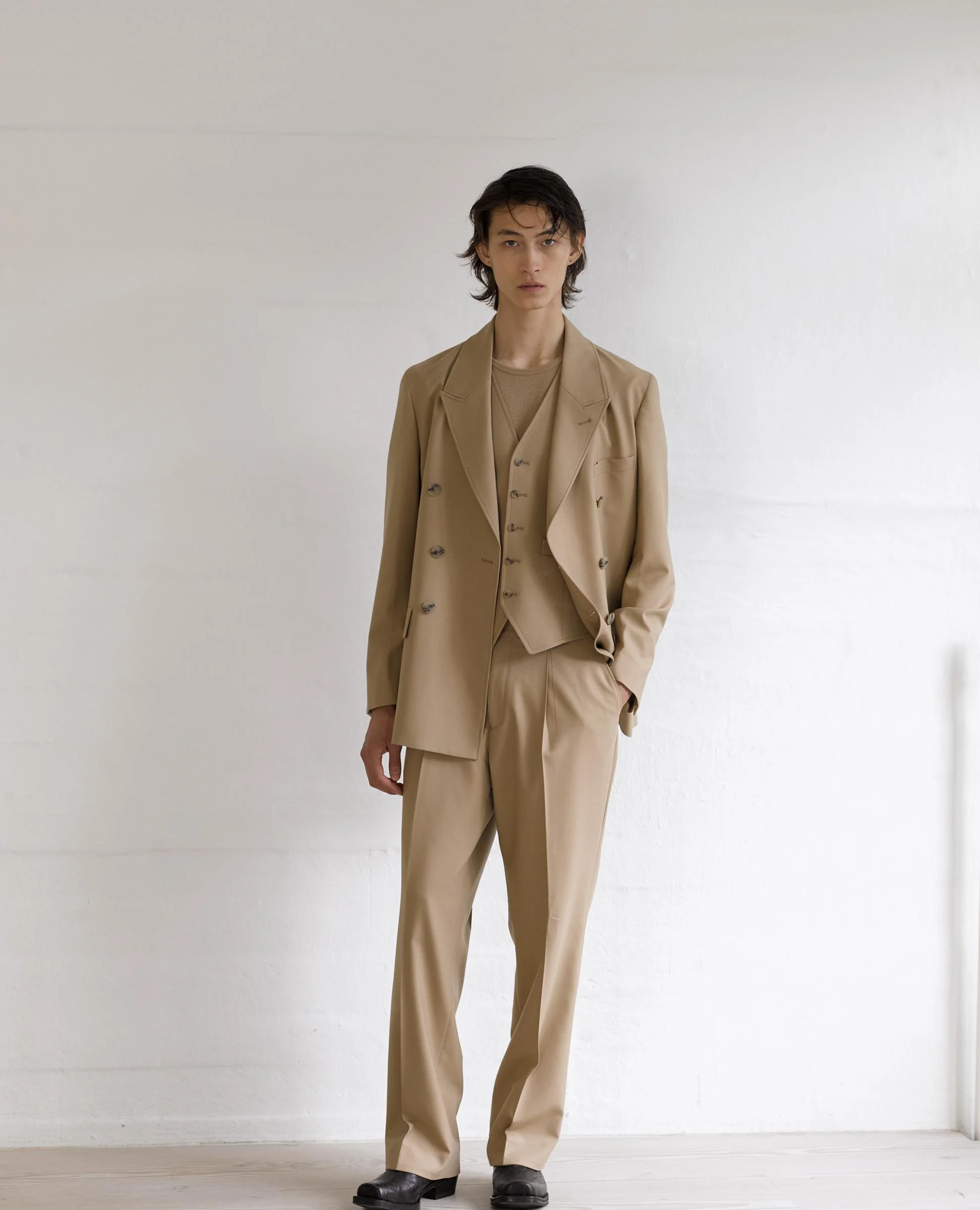 MAX DOUBLE BLAZER . BEIGE - Image 5