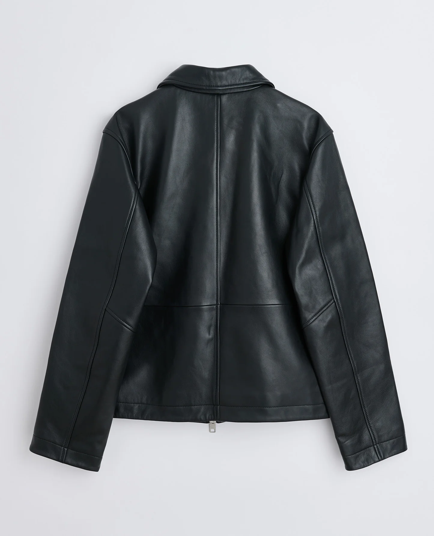 SHORT LEATHER JACKET BLACK - Image 5