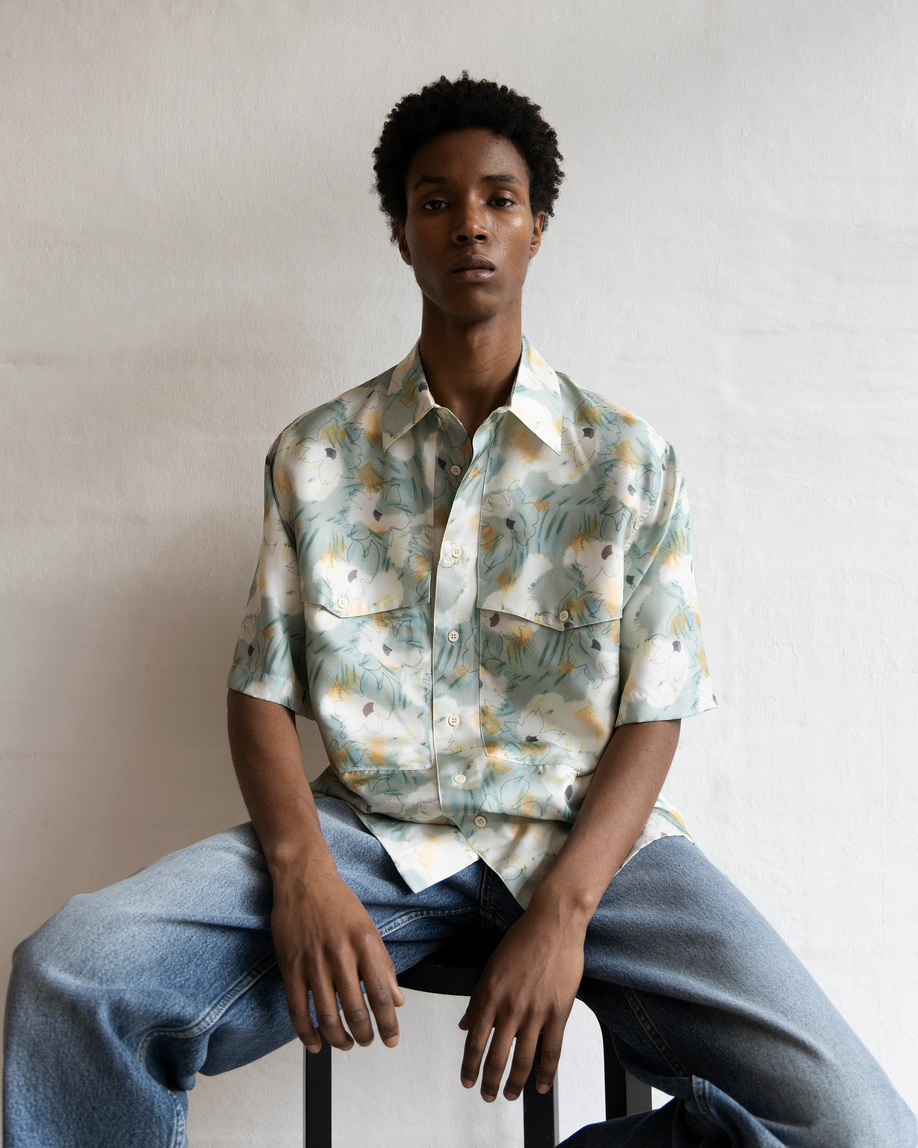 SILK SHIRT SS AOP - Image 3
