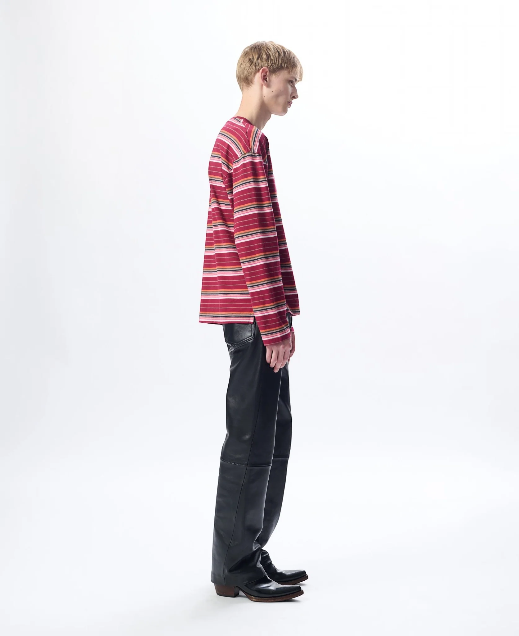 STRIPE LS POCKET TEE - Image 3